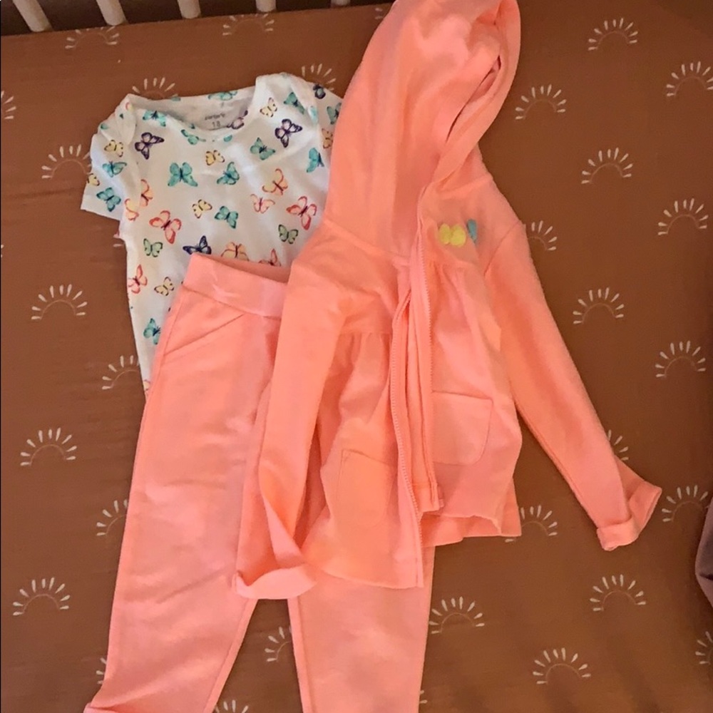 Butterfly Sweatpants/jacket (18 months)